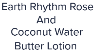 Earth Rhythm Rose And Coconut Water Butter Lotion