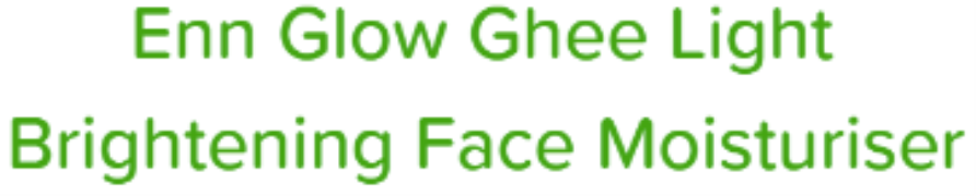 Enn Glow Ghee Light Brightening Face Moisturiser