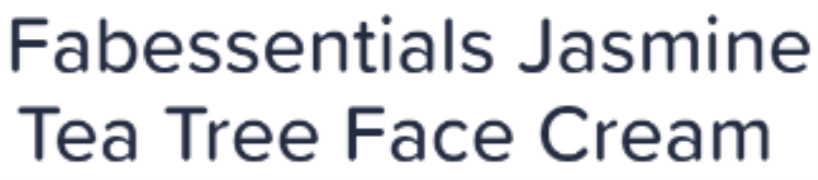 Fabessentials Jasmine Tea Tree Face Cream