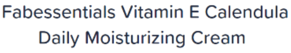 Fabessentials Vitamin E Calendula Daily Moisturizing Cream