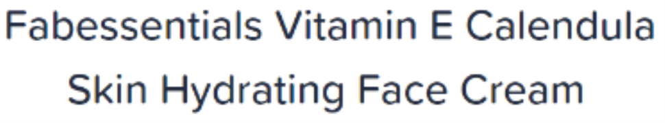 Fabessentials Vitamin E Calendula Skin Hydrating Face Cream