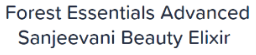 Forest Essentials Advanced Sanjeevani Beauty Elixir