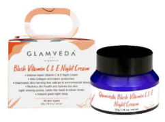 Glamveda Blush Vitamin C And E Night Cream