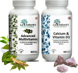 La Natures Advanced Multivitamin and Calcium and Vitamin D3 Supplements
