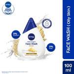 NIVEA Women Face Wash For Oily Skin, Milk Delights Besan
