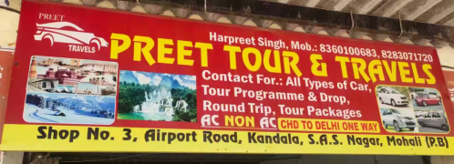 Preet Tour and Travels - Gmada Aerocity - Zirakpur