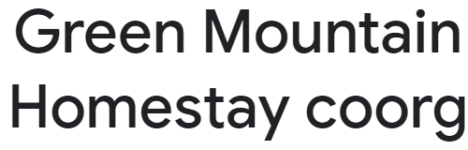 Green Mountain Homestay - Madikeri - Coorg