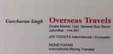 Overseas Travels - Jawahar Nagar - Jalandhar