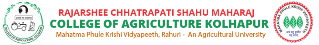 Rajarshee Chhatrapati Shahu Maharaj College of Agriculture - Kolhapur
