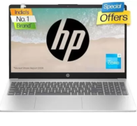 HP Laptop Intel Core i3 13th Gen 15-FD0186TU Thin and Light Laptop