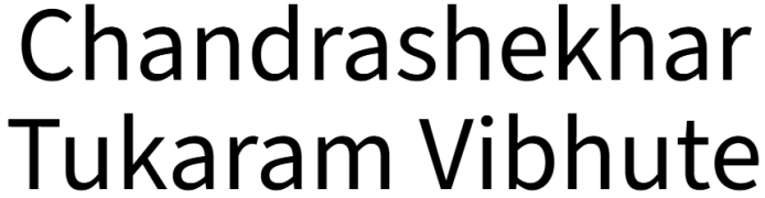 Chandrashekhar Tukaram Vibhute - Satara