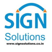 Sign Solutions