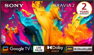 Sony Bravia 2 125.7cm (50) 4K Ultra HD LED Smart Google TV (K-50S20B)