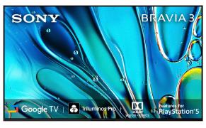 Sony Bravia 3 163.9cm (65) 4K Ultra HD LED Smart Google TV (K-65S30)
