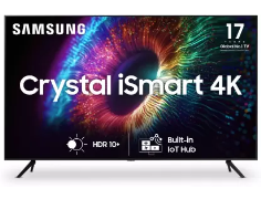 Samsung Crystal 4K iSmart 108cm (43) Ultra HD LED Smart TV UA43CUE60AKLXL
