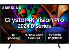 Samsung Crystal 4K Vision Pro 108cm (43) HD LED Smart TV UA43DUE76AKLXL