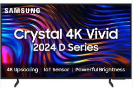 Samsung Crystal 4K Vivid 138cm (55) HD LED Smart TV UA55DUE70BKLXL