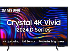 Samsung Crystal 4K Vivid 163cm (65) HD LED Smart TV UA65DUE70BKLXL