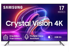 Samsung Crystal Vision 4K iSmart 138cm (55) HD LED Smart TV UA55CUE70AKLXL