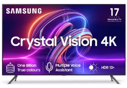 Samsung Crystal Vision 4K iSmart 163cm (65) HD LED Smart TV UA65CUE70AKLXL