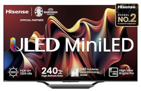 Hisense 139cm (55) 4K Ultra HD Mini LED Smart VIDAA TV 55U7N