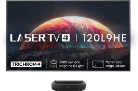 Hisense 305cm (120) 4K Ultra HD Smart Laser TV 120L9HE