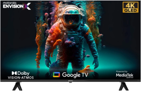 Motorola EnvisionX 140cm (55) 4K Ultra HD Smart Google TV 55UHDGQMBSGQ