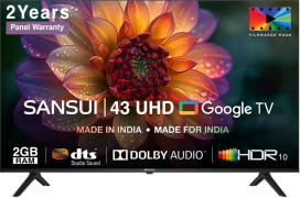 Sansui 109cm (43) 4K Ultra HD LED Smart Google TV JSW43GSUHD