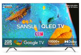 Sansui 165cm (65) 4K Ultra HD Smart Google TV JSW65GSQLED