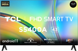 TCL 108cm (43) Full HD LED Smart Android TV 43S5400A