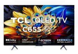 TCL 126cm (50) 4K Ultra HD Smart Google TV 50C655