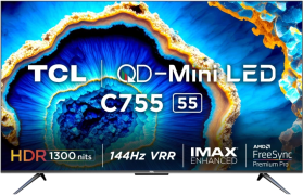 TCL 139cm (55) Ultra HD Mini LED Smart Google TV 55C755