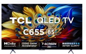 TCL 215cm (85) 4K Ultra HD Smart Google TV 85C655
