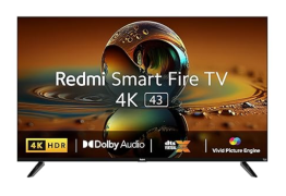 Redmi 108cm (43) 4K Ultra HD LED Smart Fire TV L43MA-FVIN
