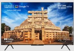 Croma 140cm (55) LED 4K Ultra HD Google TV CREL055UGD0307601