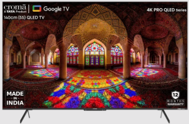 Croma 140cm (55) QLED 4K Ultra HD Google TV CREL055UGC024603