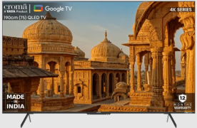 Croma 190cm (75) QLED 4K Ultra HD Google TV CREL075UGC024602