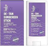 BAKE De-Tan Sunscreen Stick SPF 70 PA++++ with 2% Kojic Acid & Alpha Arbutin