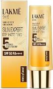 Lakme Sun Expert Dry Matte Fluid SPF 50++++ Sunscreen with 1% niacinamide & ceramide for oily skin