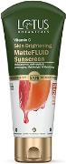 Lotus Botanicals Vitamin C Skin Brightening Mattefluid Sunscreen Spf 50