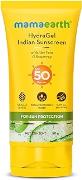 Mamaearth Hydragel Indian Sunscreen Spf 50 With Aloe Vera & Raspberry