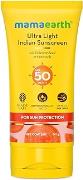 Mamaearth Ultra Light Indian Sunscreen with Carrot Seed And Turmeric
