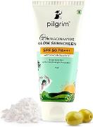 Pilgrim 2% Niacinamide Glow Sunscreen SPF 50 +++ for men and women