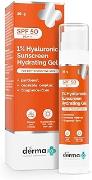The Derma Co 1% Hyaluronic Sunscreen Hydrating Gel SPF 50