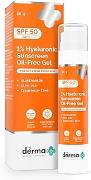 The Derma Co 1% Hyaluronic Sunscreen Oil-Free Gel SPF 50