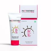 Photostable Acne Face Sunscreen Gel