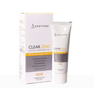 Clear Zinc Tinted Sunscreen SPF 50 PA++++