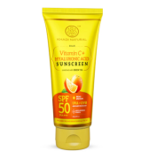 Khadi Natural Vitamin C + Hyaluronic Acid Aqua Gel Sunscreen SPF 50 PA+++
