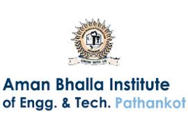Aman Bhalla Institute of Engineering and Technology - Pathankot Image