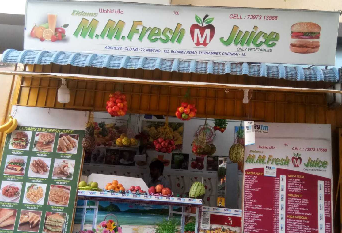 Eldams Mm Fresh Juice - Teynampet - Chennai Image